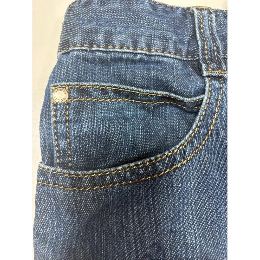 Authentic Gucci Made in Italy Blue Straight Leg Jeans Men's EU 42 Designer Denim